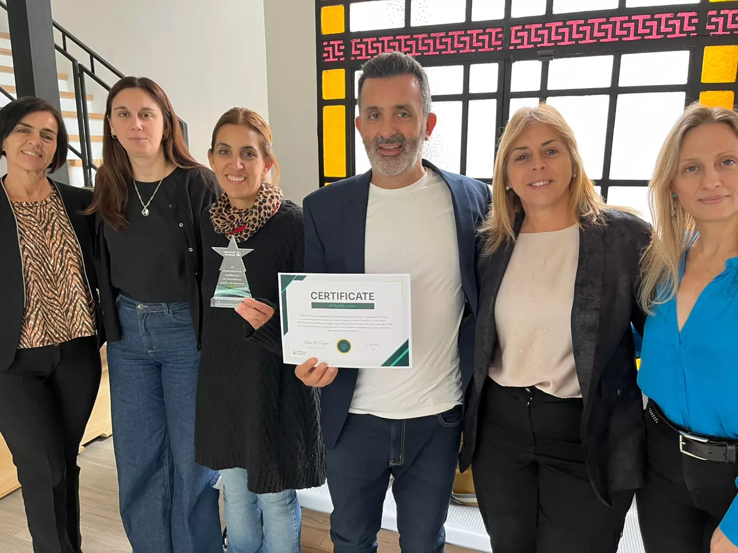 Certificate Top Recruiter Argentina by Behringer